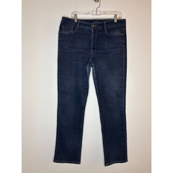 BANDOLINO Caroline Jeans Womens 14 Denim 5-Pocket Stretch - Picture 5 of 6